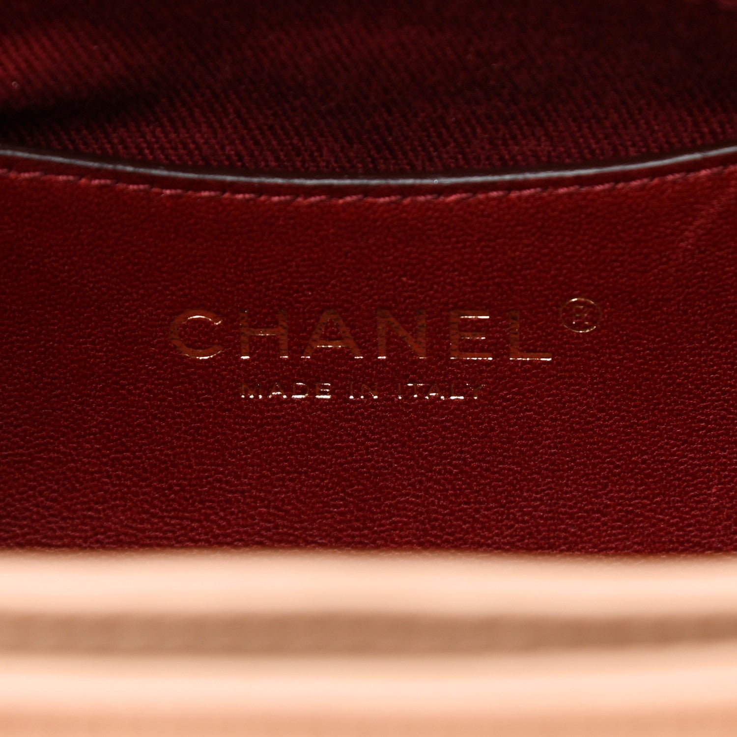 Chanel Lambskin Quilted Medium Just Mademoiselle Beige 5 of 11