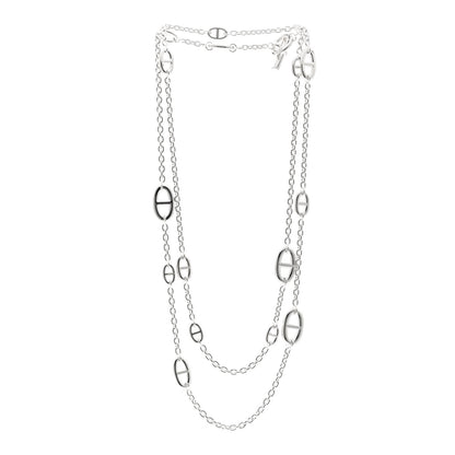 Hermes Sterling Silver Farandole Necklace 120 3 of 6