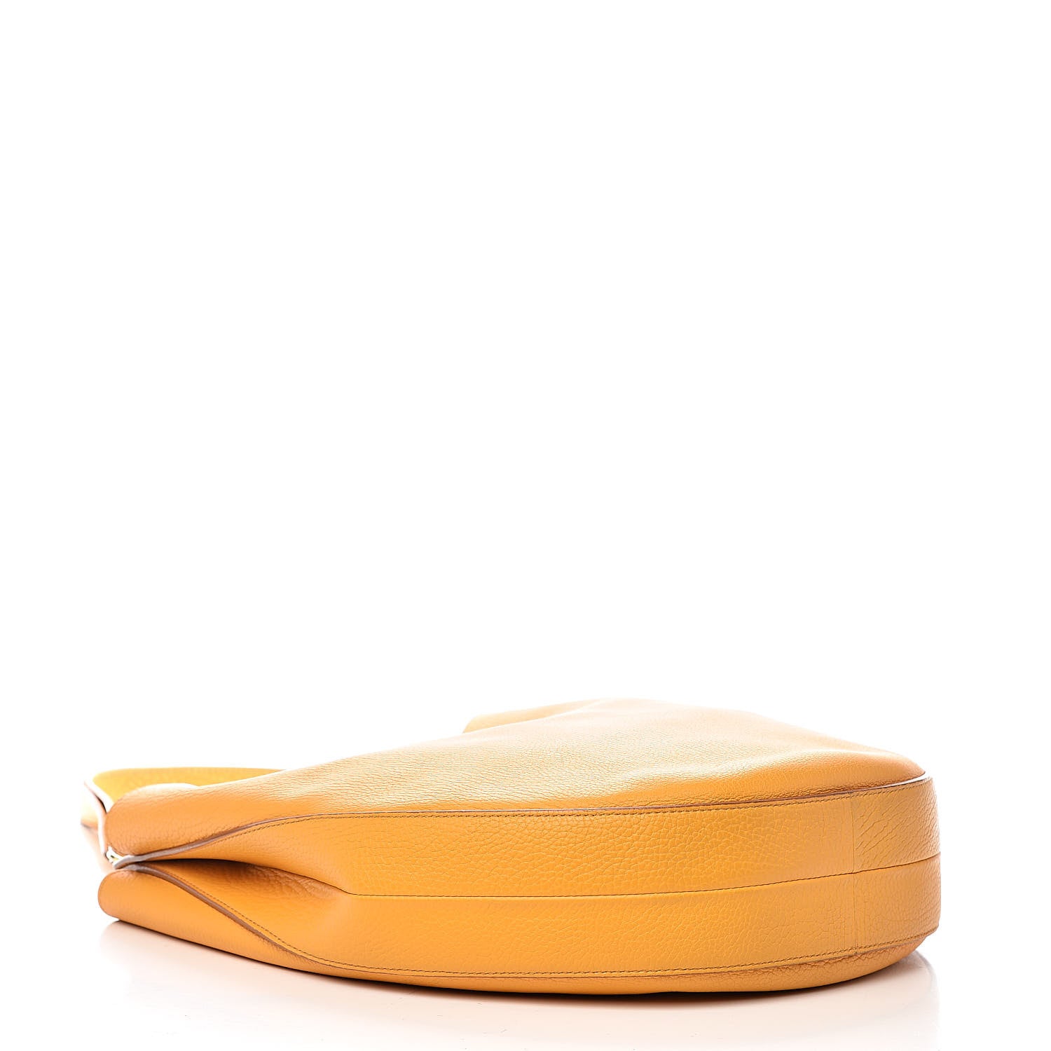 Celine Crisped Calfskin Medium Hobo Saffron 5 of 11
