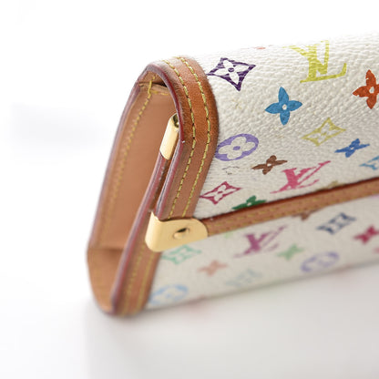 Louis Vuitton Monogram Multicolor Porte Tresor International Wallet White 13 of 13