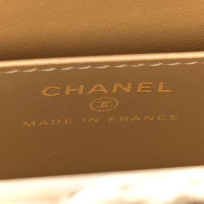 Chanel Lambskin Quilted Small Box With Chain Black 7 of 11
