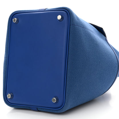 Hermes Toile Goeland Swift Cargo Picotin Lock 18 Bleu France 10 of 11