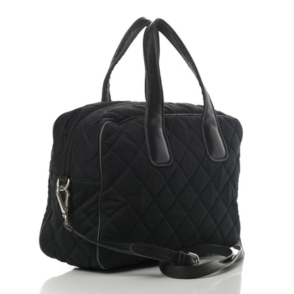 Prada Nylon Tessuto Impuntu Quilted Bowler Black 3 of 19