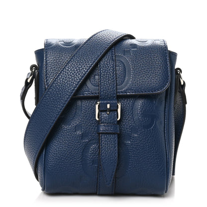 Gucci Piuma Calfskin Jumbo GG Embossed Small Messenger Bag Royale 1 of 10