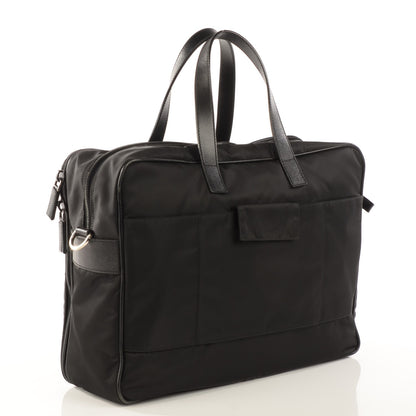 Prada Tessuto Travel Briefcase Black 3 of 8
