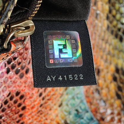Fendi Python Maxi Baguette Bag Multicolor 10 of 11