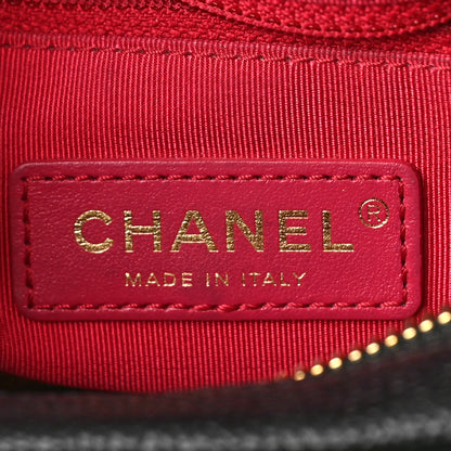 Chanel Caviar Stitched Messenger Flap Bag Black 6 of 9