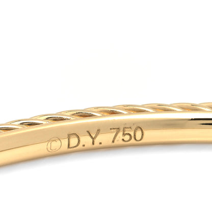 David Yurman 18K Yellow Gold Cable Classics Bangle Bracelet 3 of 3