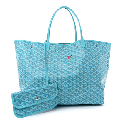 Goyard Goyardine Saint Louis GM Balise Beach Towel Set Turquoise 3 of 12