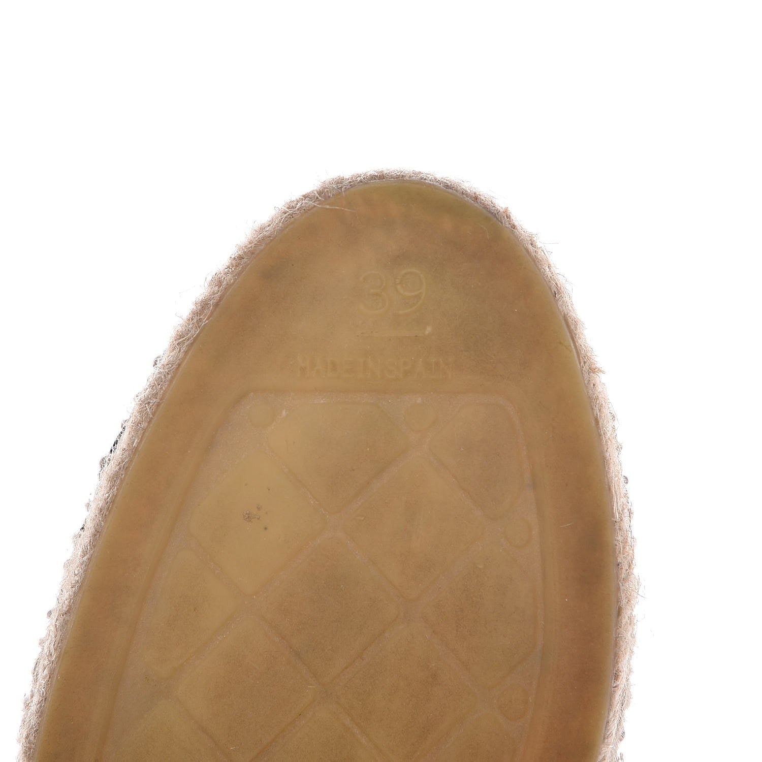 Chanel Lambskin CC Espadrilles 39 Black 6 of 11