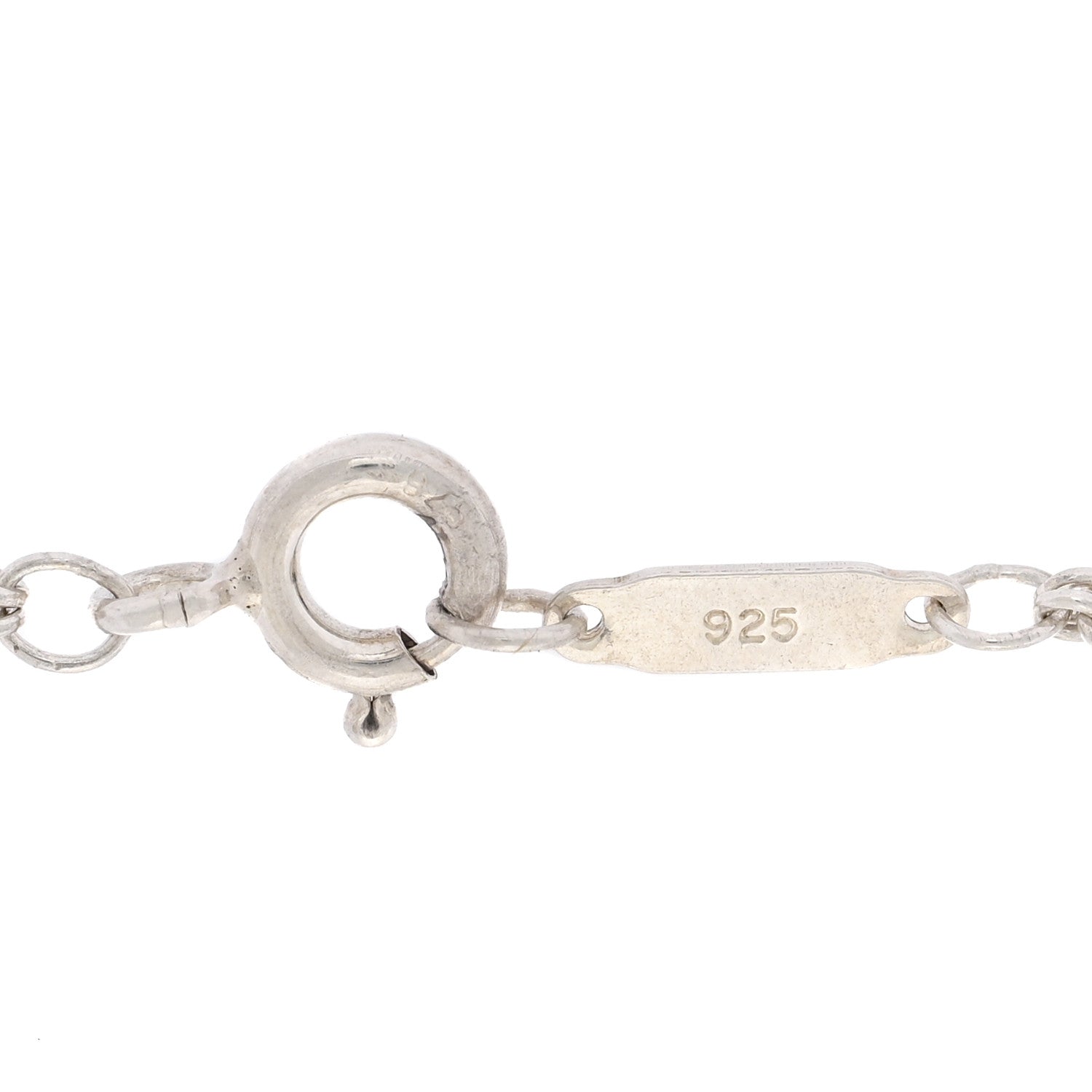 Tiffany Sterling Silver Infinity Pendant Necklace 4 of 4