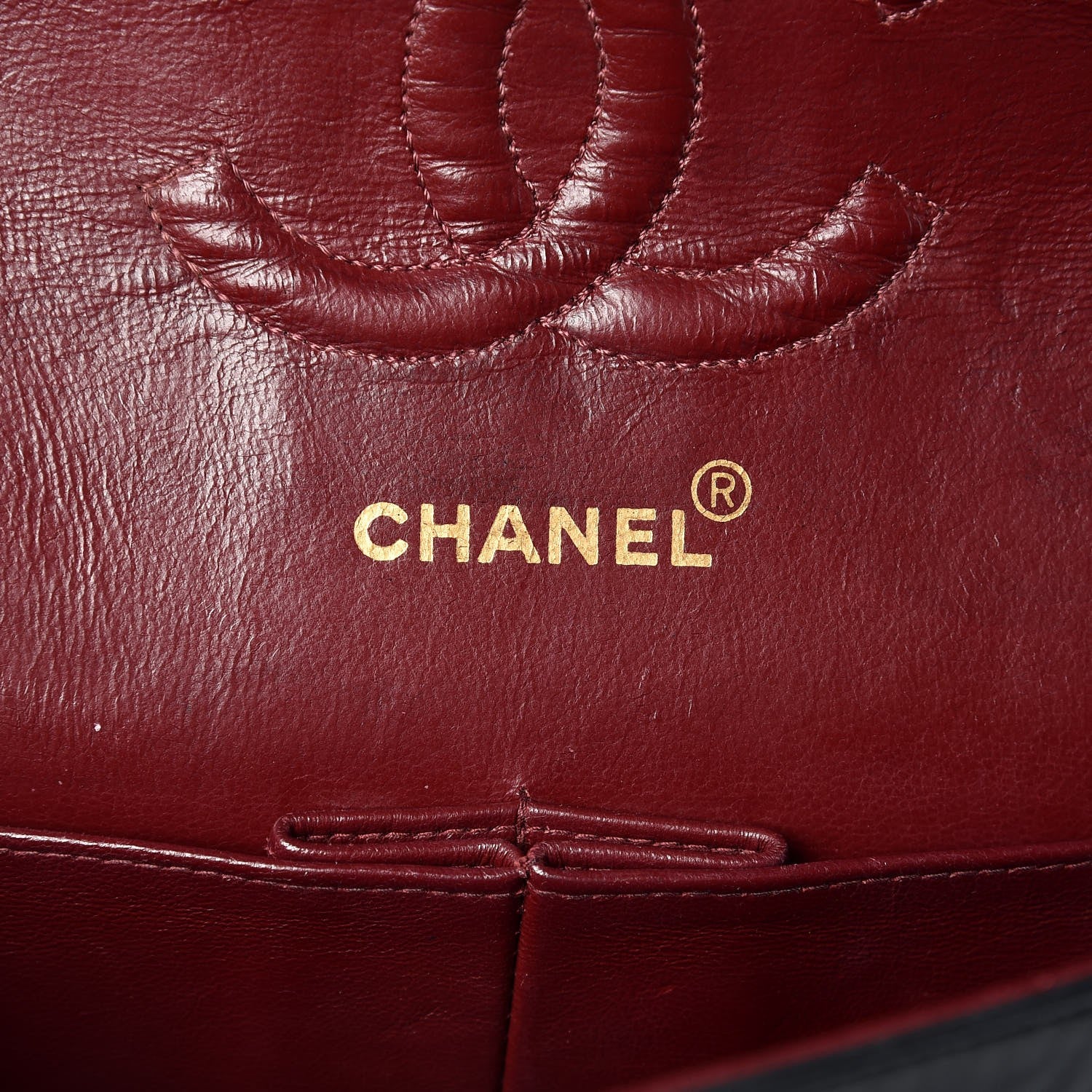 Chanel Lambskin Quilted Medium Double Flap Black 6 of 8