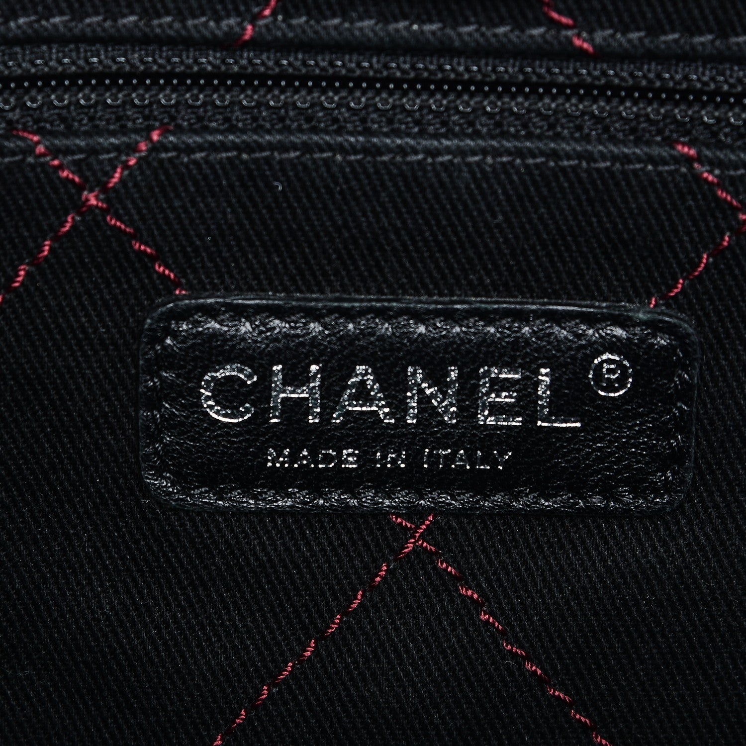 Chanel Grained Calfskin Shopping Fever Tote Red 7 of 9