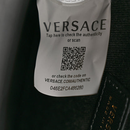 Versace Nappa Quilted Barocco Print Icon Shoulder Bag Black 7 of 13