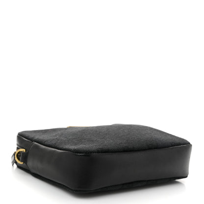 Gucci Monogram Crossbody Bag Black 4 of 10