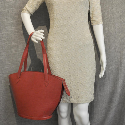 Louis Vuitton Epi Saint Jacques GM Castillan Red 2 of 8