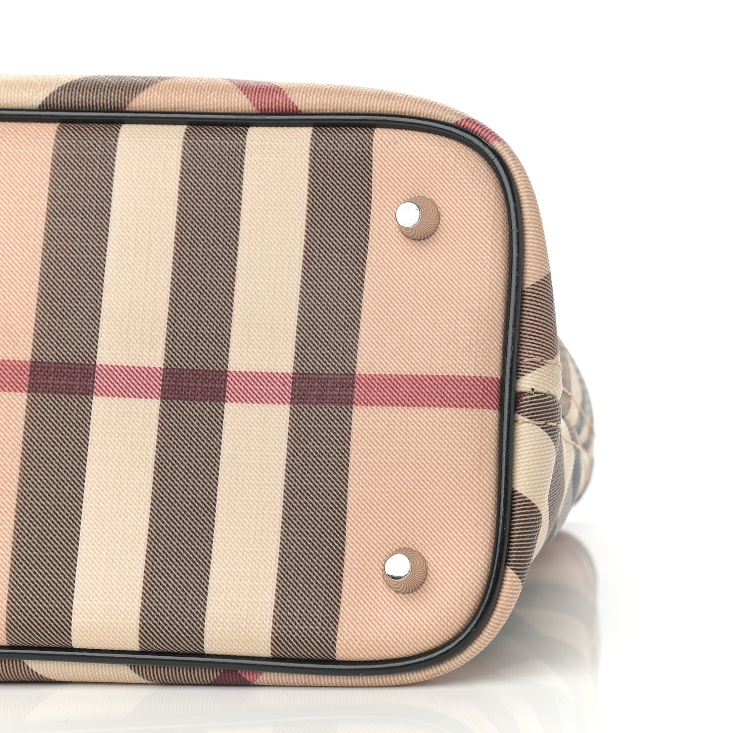 Supernova Check Small Nickie Tote Black