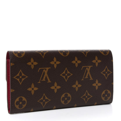 Louis Vuitton Monogram Emilie Wallet Fuchsia 3 of 6