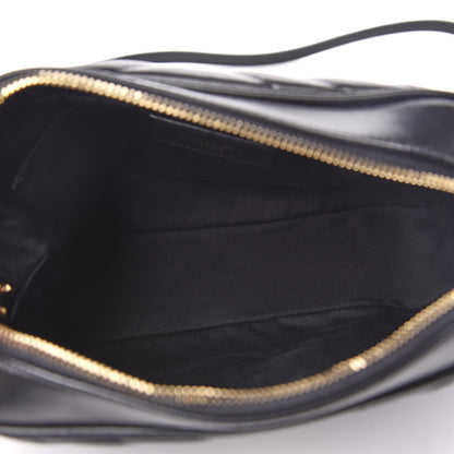 Saint Laurent Calfskin Matelasse Monogram Lou Camera Bag Black 5 of 10