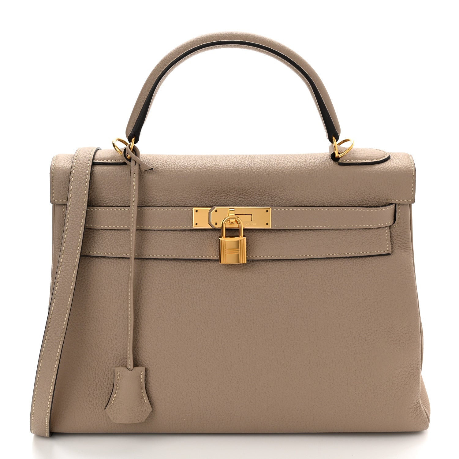 Hermes Togo Kelly Retourne 32 Gris Tourterelle 1 of 10