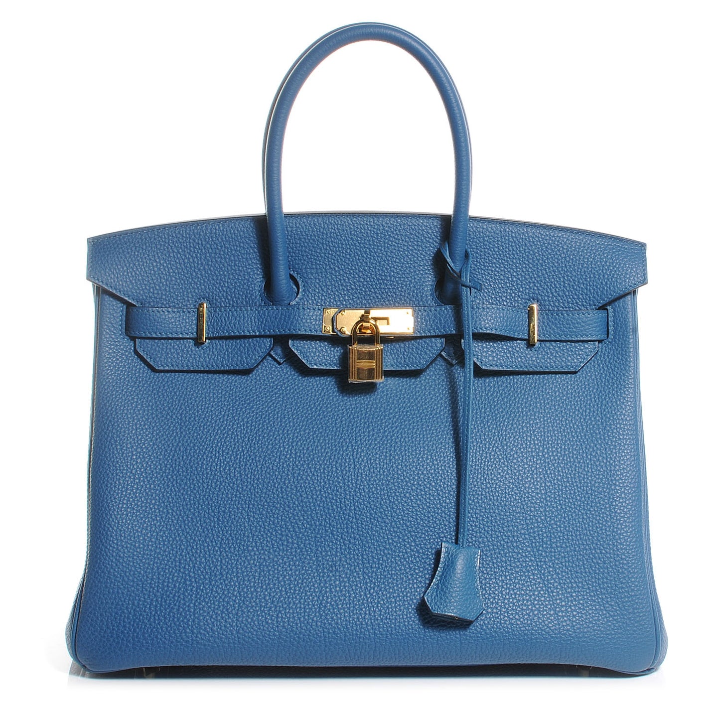 Togo Birkin 35 Bleu de Galice