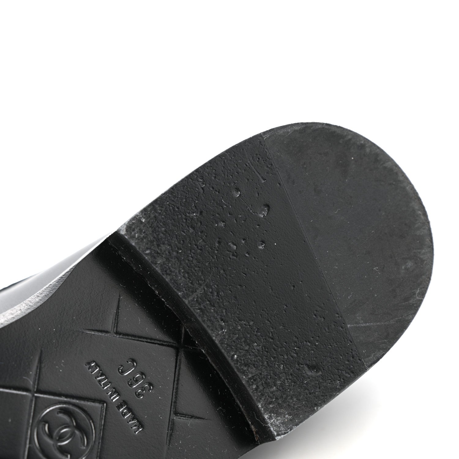 Chanel Lambskin Quilted CC Turnlock Loafers 36 Black 10 of 12