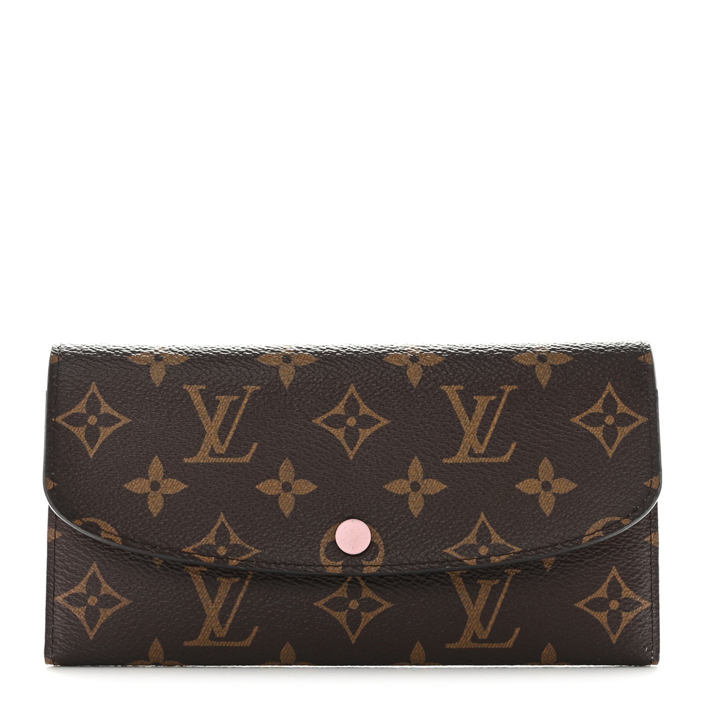 Monogram Emilie Wallet Rose Ballerine