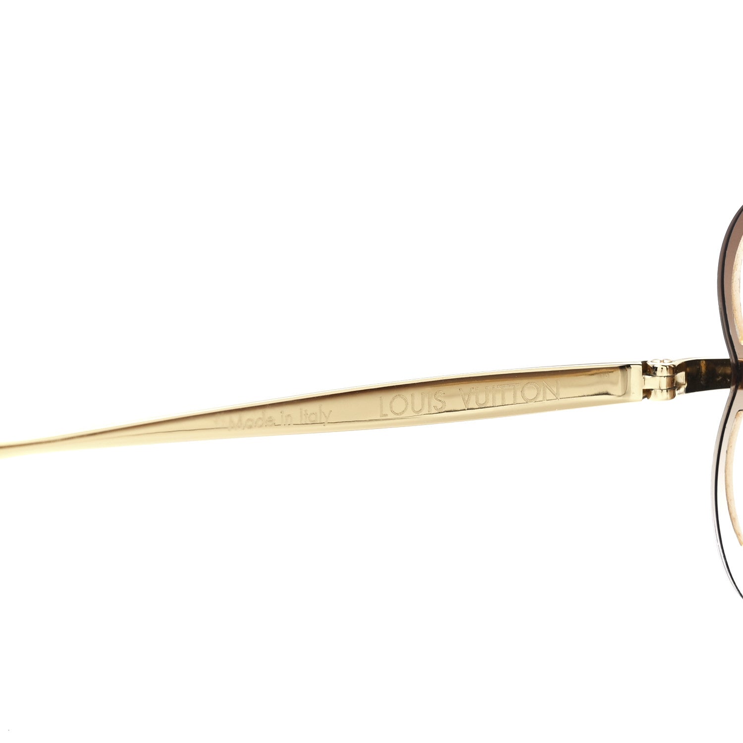Louis Vuitton Lily Sunglasses Z0371U Brown Glitter 5 of 7