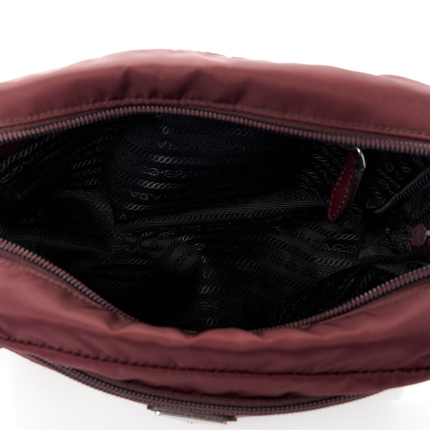 Tessuto Nylon Clutch Wristlet Granato