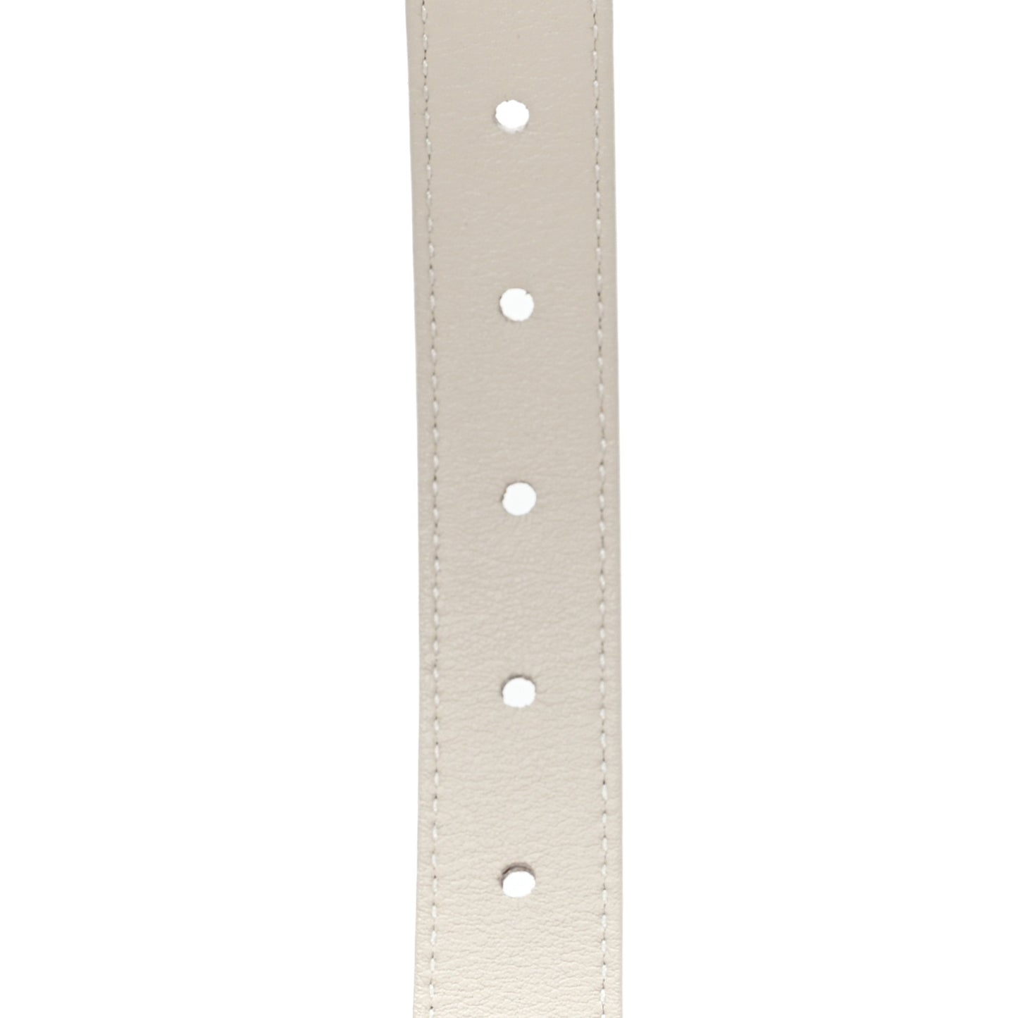 Calfskin Crocodile Embossed Maillon 20mm Cintura Belt 85 34 Crema Soft