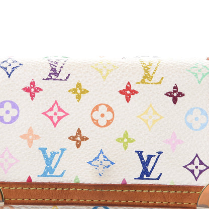 Louis Vuitton Monogram Multicolor Porte-Monnaie Billets Wallet White 21 of 28