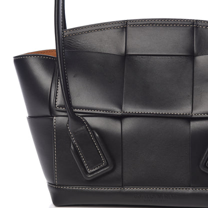 Bottega Veneta French Calfskin Maxi Intrecciato Small Arco Black 10 of 10