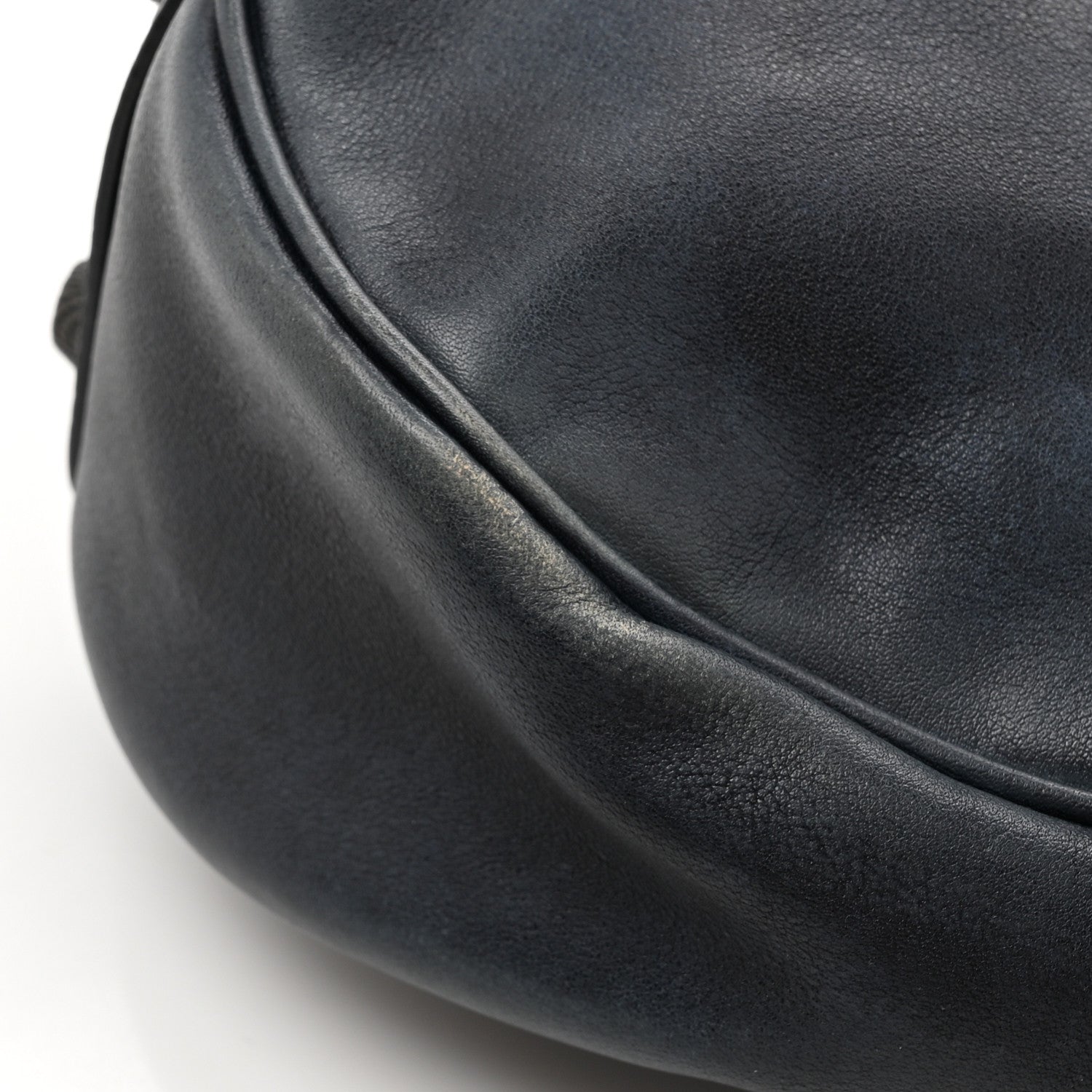 Balenciaga Used Calfskin Small Le Cagole Shoulder Bag Navy 14 of 14