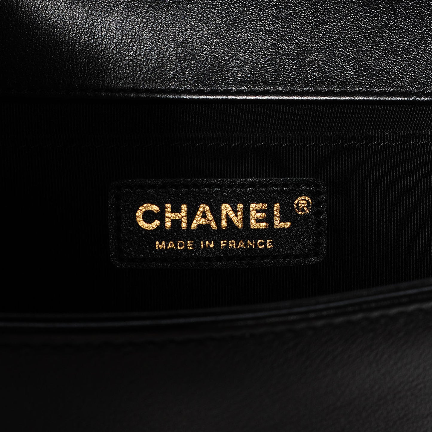 Calfskin Medium Boy Flap Black