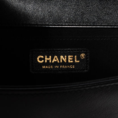 Chanel Calfskin Medium Boy Flap Black 7 of 8
