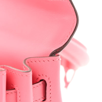 Hermes Swift Kelly Retourne 25 Rose Azalee 12 of 15