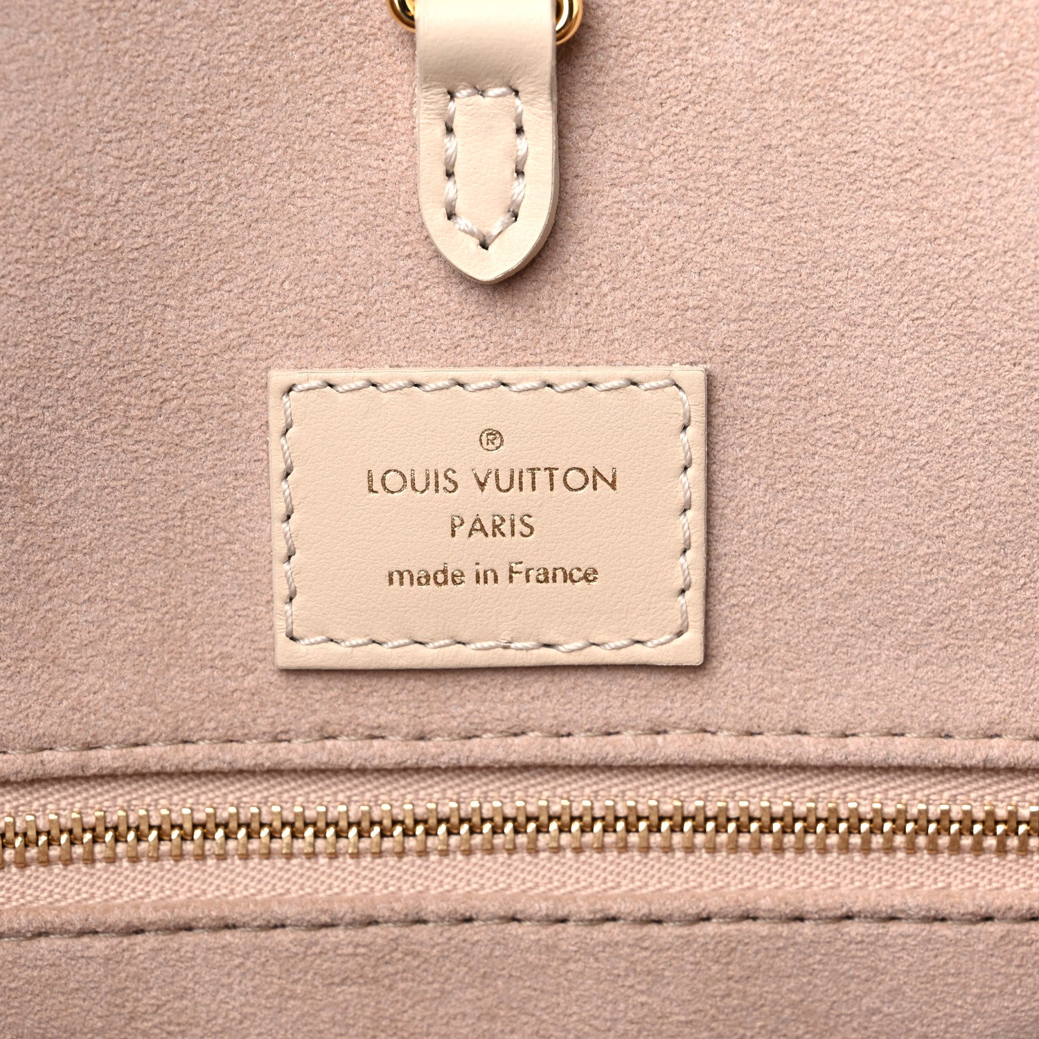 Louis Vuitton Empreinte Monogram Giant Onthego MM Creme Rose Trianon 6 of 9