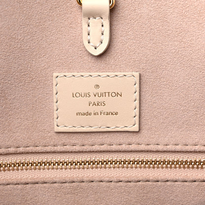 Louis Vuitton Empreinte Monogram Giant Onthego MM Creme Rose Trianon 6 of 9