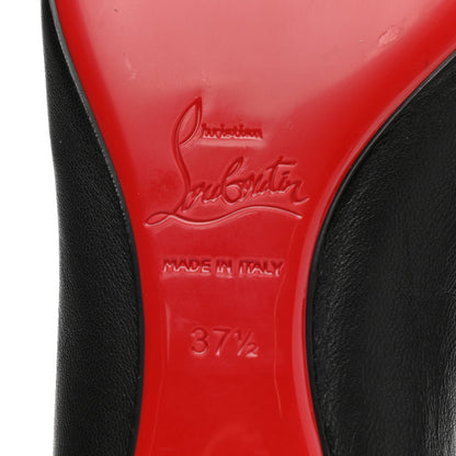 Christian Louboutin Shiny Nappa Ballalla Flats 37.5 Black 6 of 8