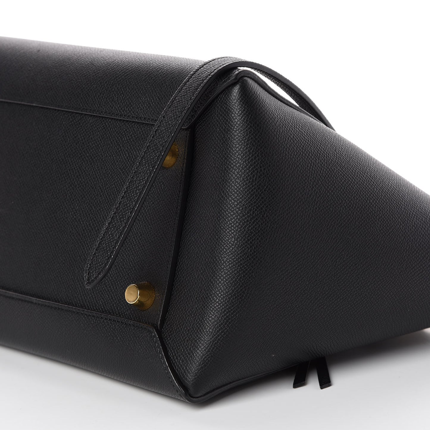 Grained Calfskin Mini Belt Bag Black