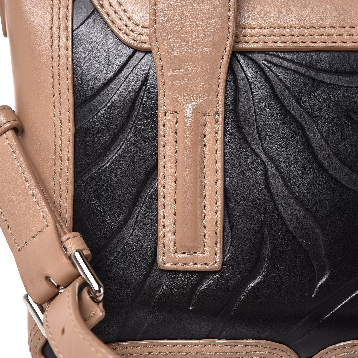 3.1 Textured Calfskin Mini Pashli Satchel Brown