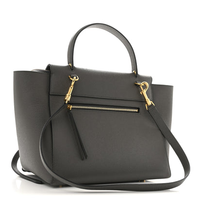 Celine Grained Calfskin Mini Belt Bag Grey 3 of 13