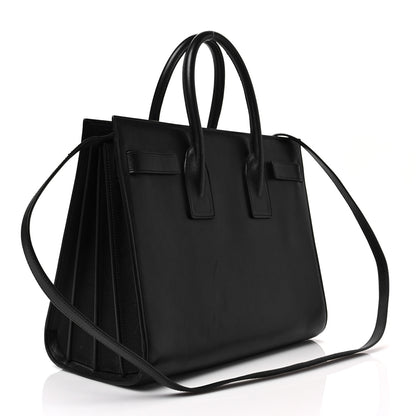 Saint Laurent Grained Calfskin Small Sac De Jour Black 3 of 12
