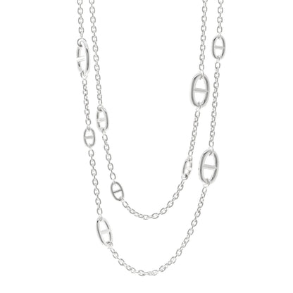Hermes Sterling Silver Farandole Necklace 120 1 of 6