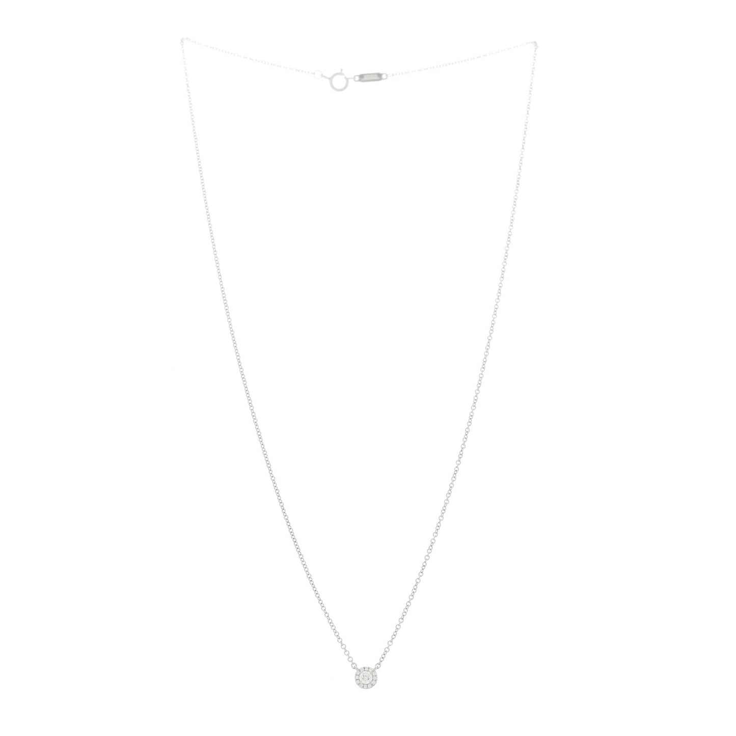 Platinum Diamond .16ctw Soleste Pendant Necklace