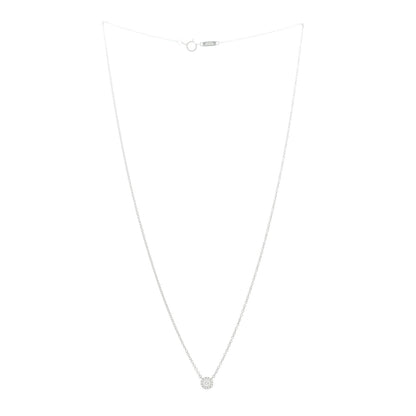 Tiffany Platinum Diamond .16ctw Soleste Pendant Necklace 3 of 5