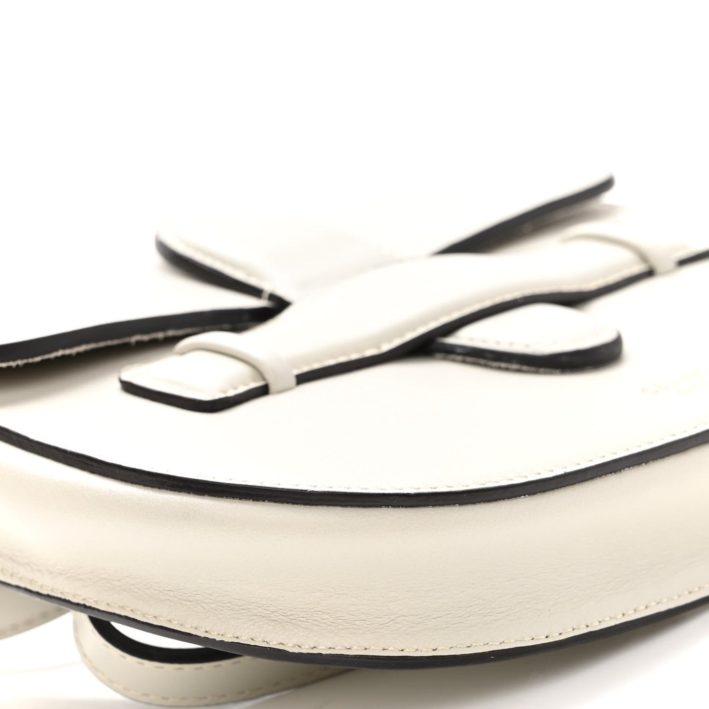 Smooth Calfskin Mini Symmetrical Bag White