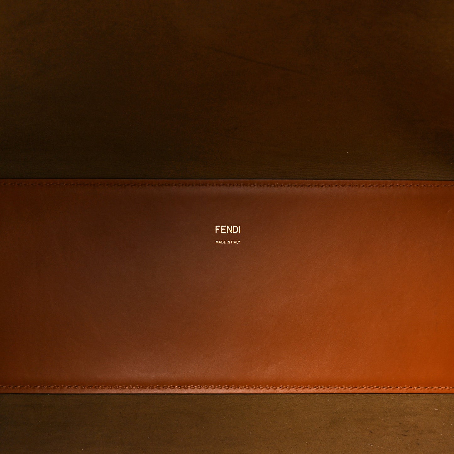 Vitello King Plexiglass Medium Fendi Sunshine Shopper Tote Cuoio