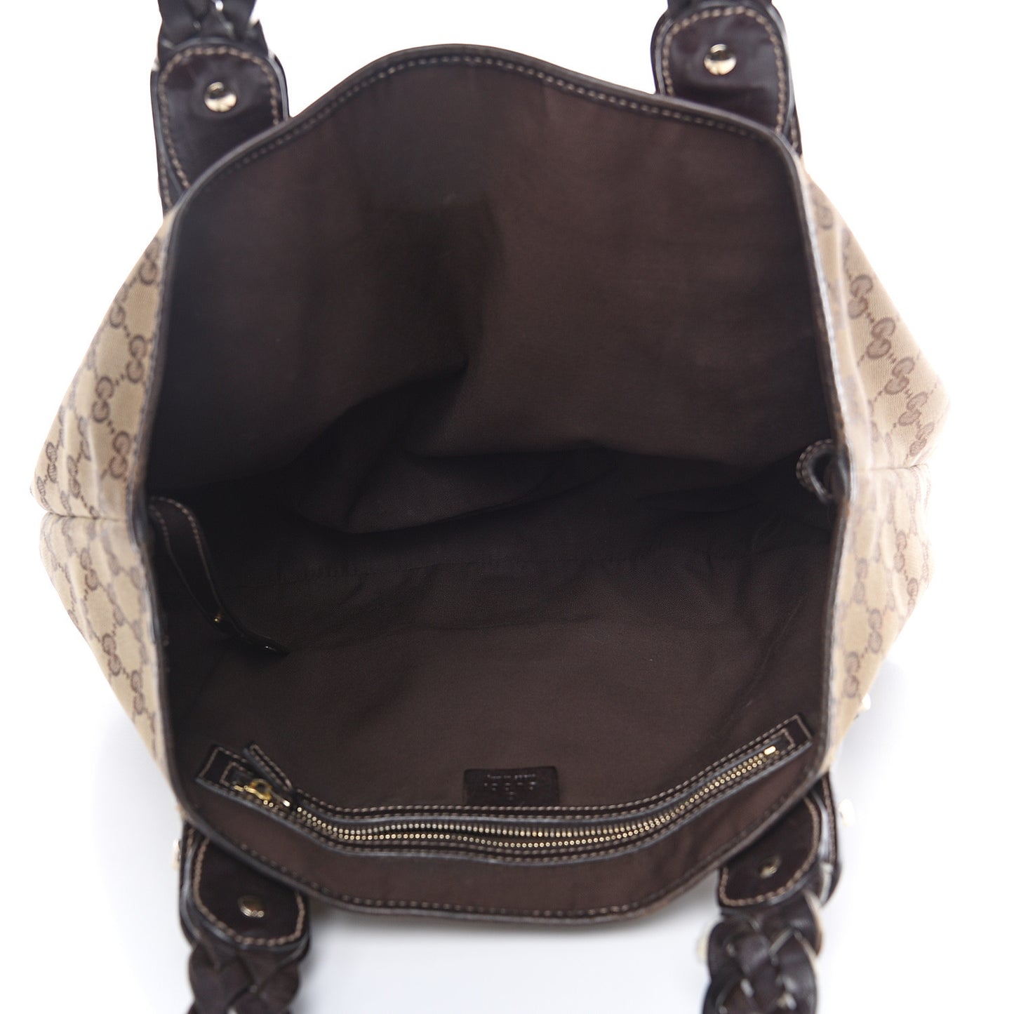 Monogram Small Pelham Shoulder Bag Dark Brown