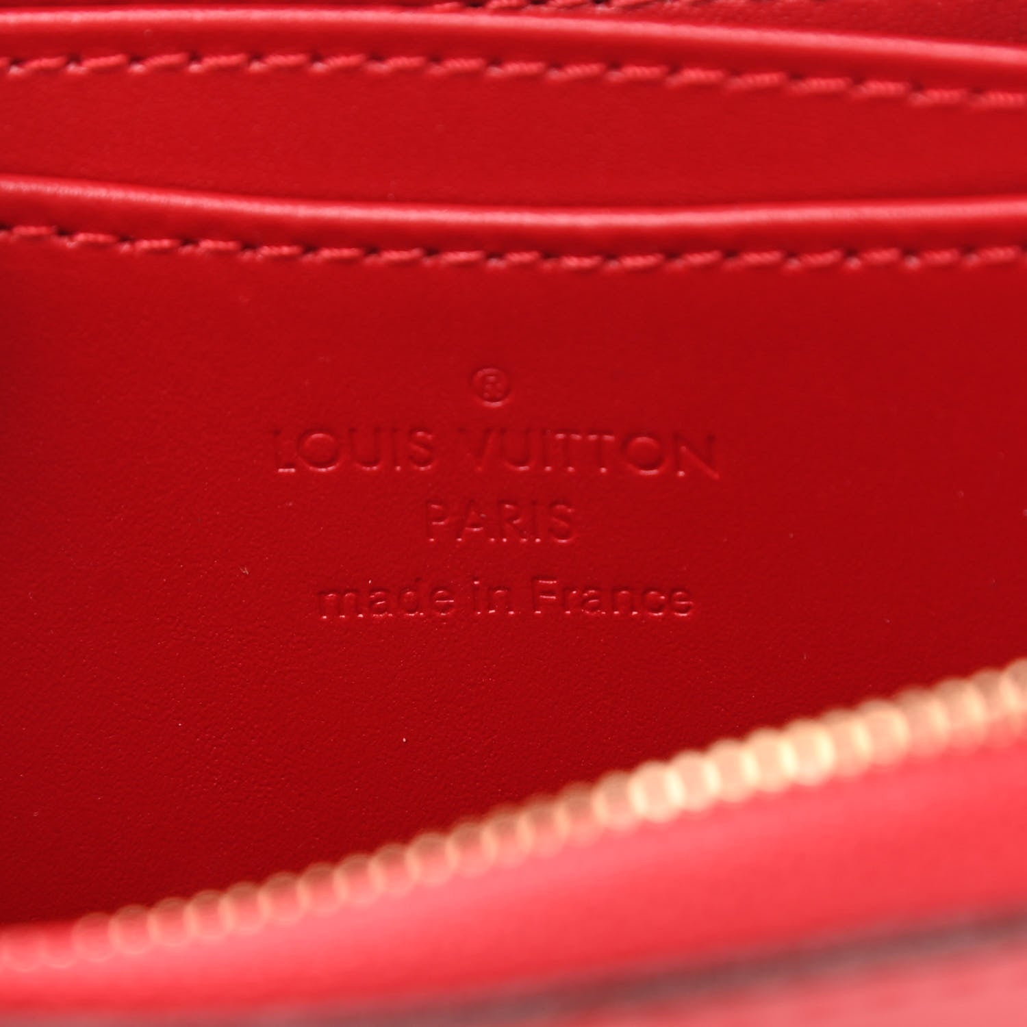 Louis Vuitton Vernis Zippy Coin Purse Cherry 7 of 8